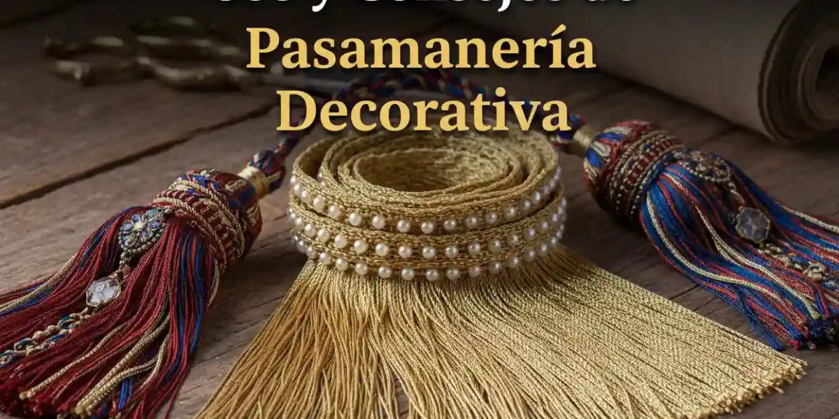 Uso y Consejos de Pasamanería Decorativa - Tiendas Lupe