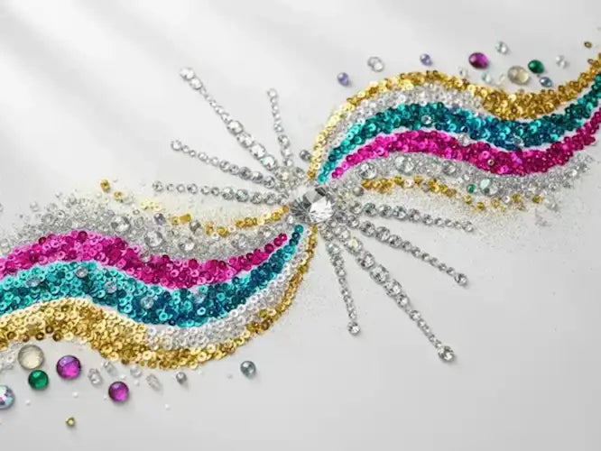 Brillo y Glamour: Manualidades con Lentejuelas y Strass - Tiendas Lupe