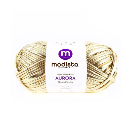 1 - Champaña Aurora – Tela metalizada tipo trapillo