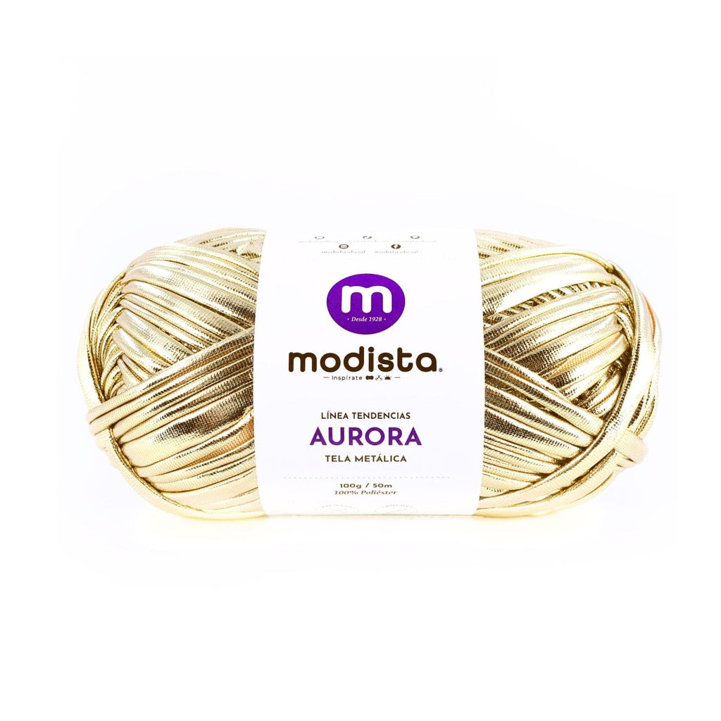 1 - Champaña Aurora – Tela metalizada tipo trapillo