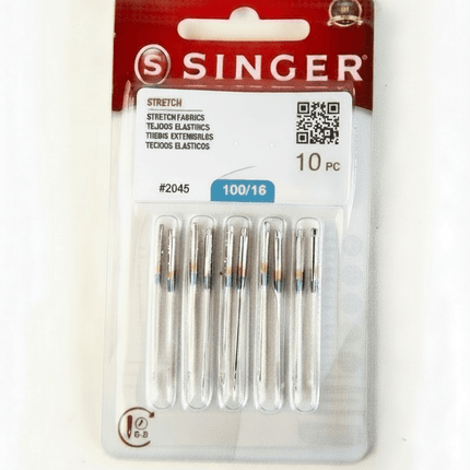 Agujas Singer Punta Bola 100/16 para Telas Gruesas