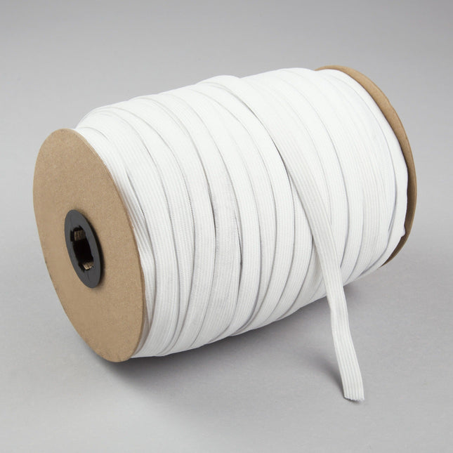 Elástico Blanco 12 mm Rollo 100 mts