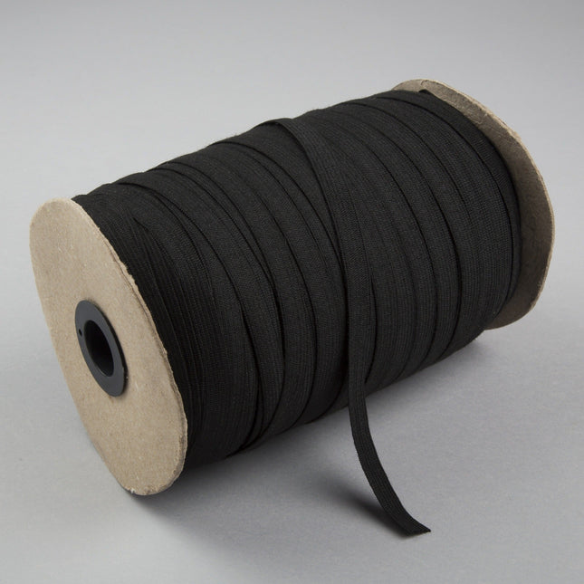 Elástico Negro 5cm para Confección - 10 Metros Ancho Premium