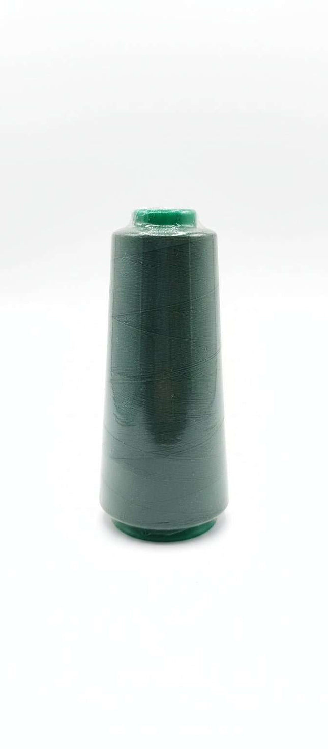 Hilo Overlock Verde Botella para Costura Profesional