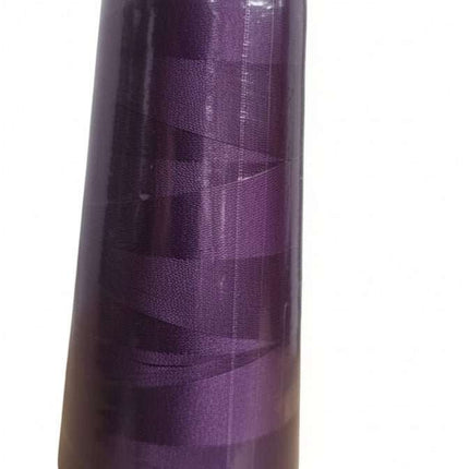 Hilo Coser 40/2 Morado - Lama #427 en cono grande con tono vibrante, ideal para costura fina y manualidades textiles.