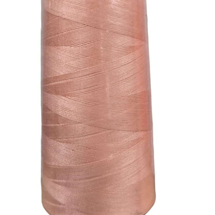 Hilo de coser 2000m Lama Damasco 40/2 en color rosa claro, ideal para costura profesional y manualidades con acabado de alta calidad.