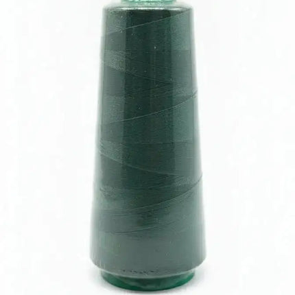 Hilo verde botella 2000 yrds - Hilo de coser resistente en cono grande, ideal para costura a máquina y proyectos duraderos de manualidades.