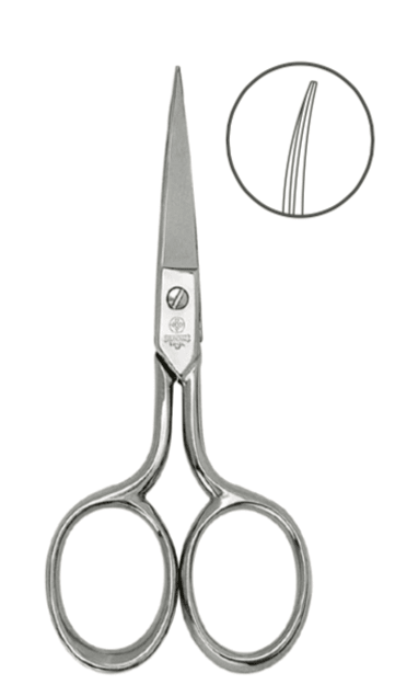 Tijeras Profesionales Mundial Curva para Bordado y Manicure