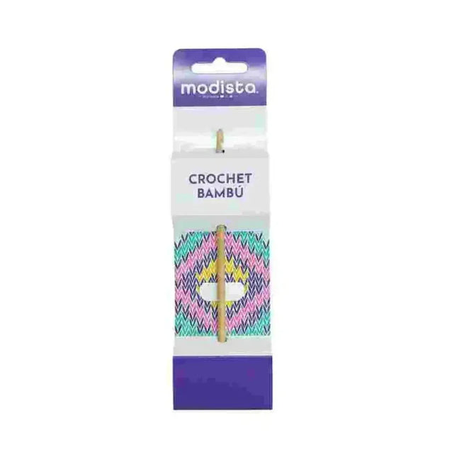 Aguja Crochet Bambú 6.0mm para Proyectos Ecológicos