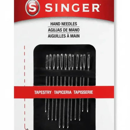 Aguja de Mano Tapicería Singer N°16 para Bordado y Costura Fina
