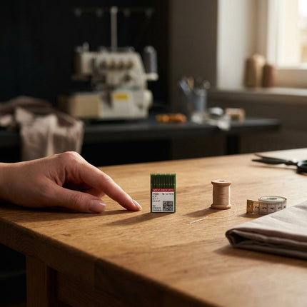 Aguja Industrial B27 para Costura en Telas Medianas