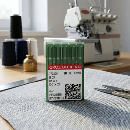 Aguja Industrial Overlock B27 para Máquinas de Costura