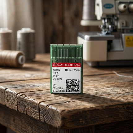 Aguja Industrial Overlock B27 para Máquinas de Costura