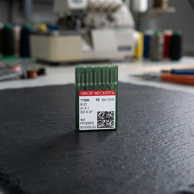 Aguja Overlock Industrial B27 80 para máquinas de coser