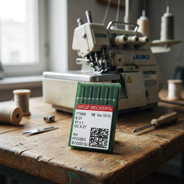 Aguja Overlock Industrial B27 para Costuras Impecables