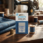 Aguja Schmetz 110/18: Ideal para telas gruesas