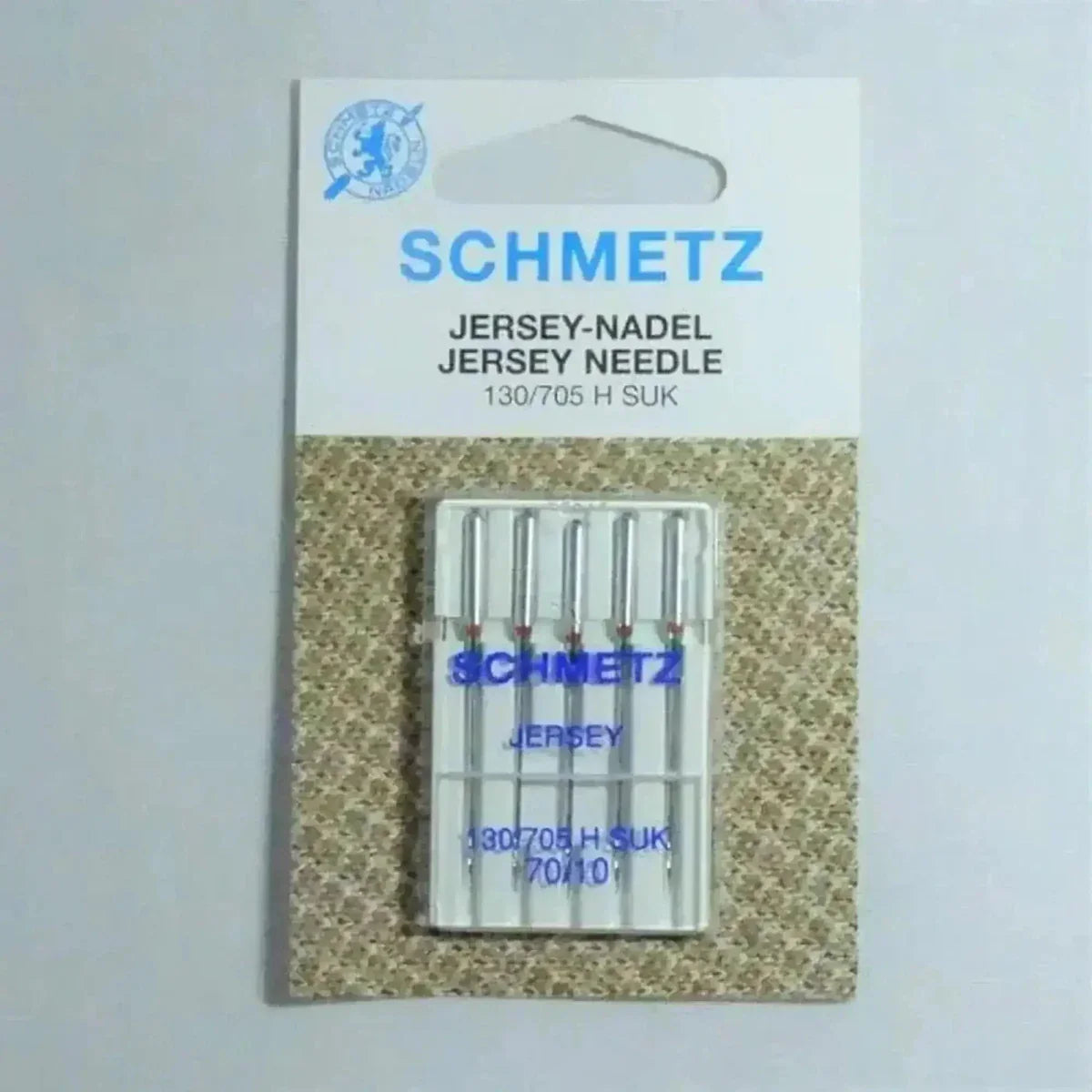 Aguja Schmetz Jersey 70 para telas elásticas