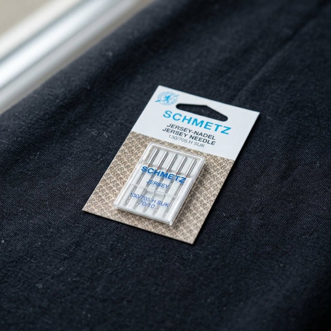 Aguja Schmetz Jersey 70 para telas elásticas