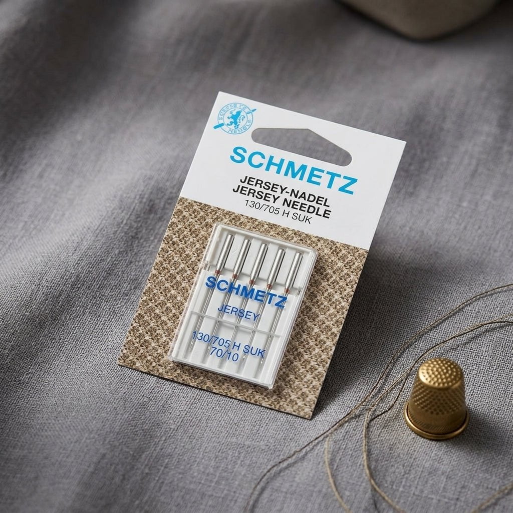 Aguja Schmetz Jersey 70 para telas elásticas