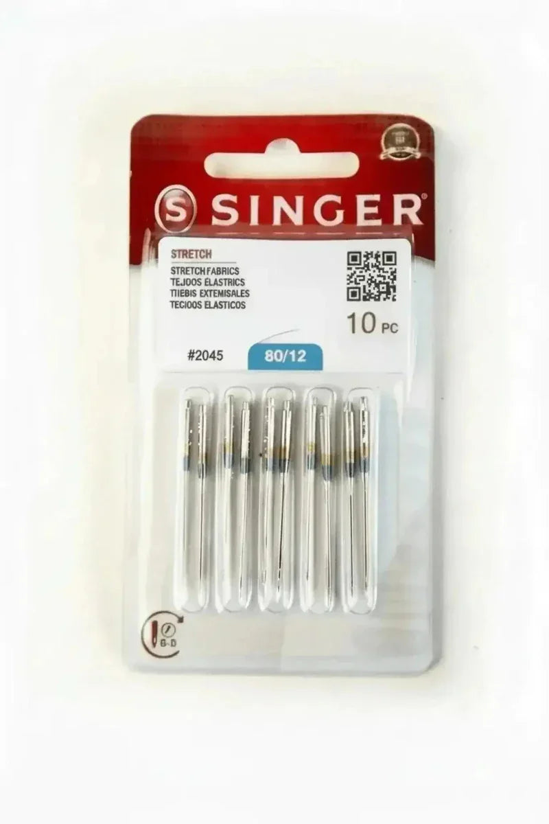 Aguja Singer para costura elástica 80/12 de alta precisión