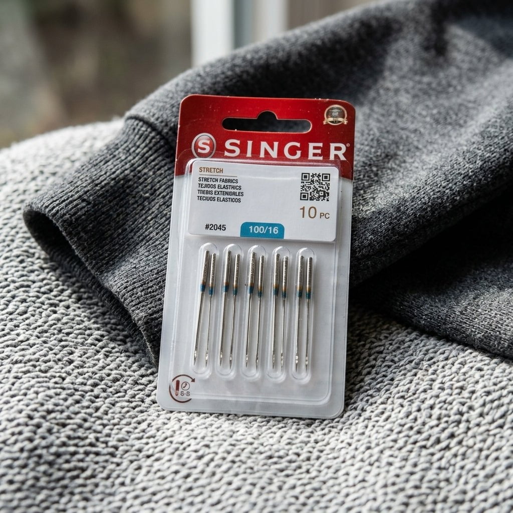 Agujas Singer para telas gruesas y elásticas 100/16