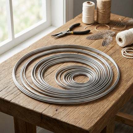 Argollas de Alambre 50cm para Atrapasueños en Chile