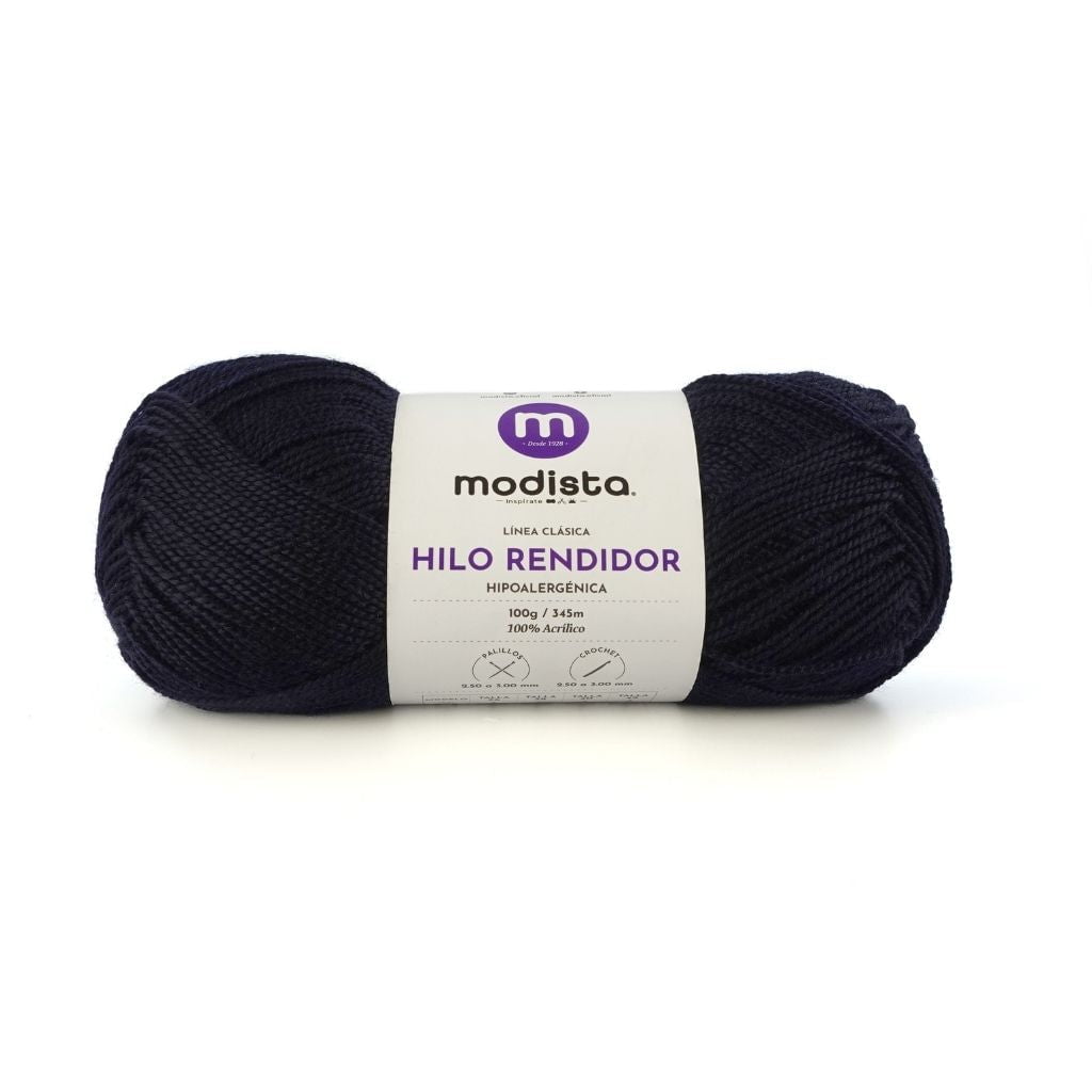 Azul Marino Hilo Rendidor Modista 100g - Económico para Tejido y Manualidades