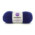 Azul Oscuro Lana La Economica Modista 100g - Económica para Tejido Palillo y Crochet