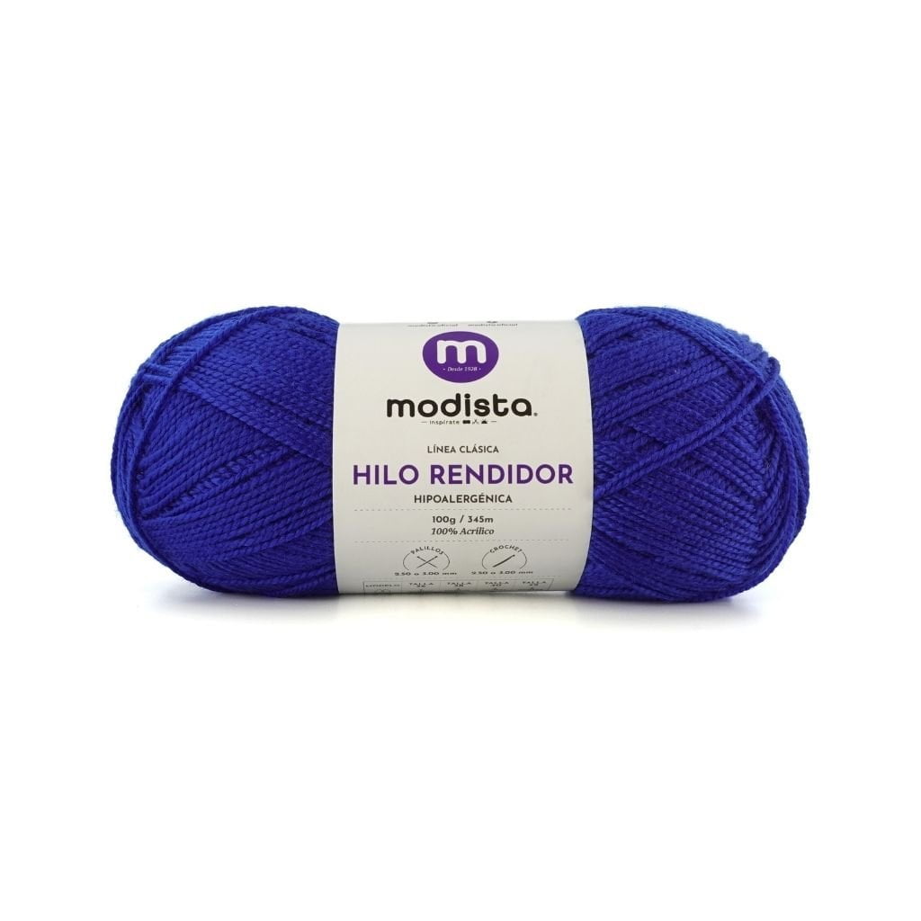 Azul Royal Hilo Rendidor Modista 100g - Económico para Tejido y Manualidades