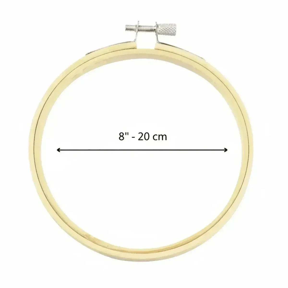 Bastidor de Bambú para Bordado — 20 cm Imagen secundaria del producto