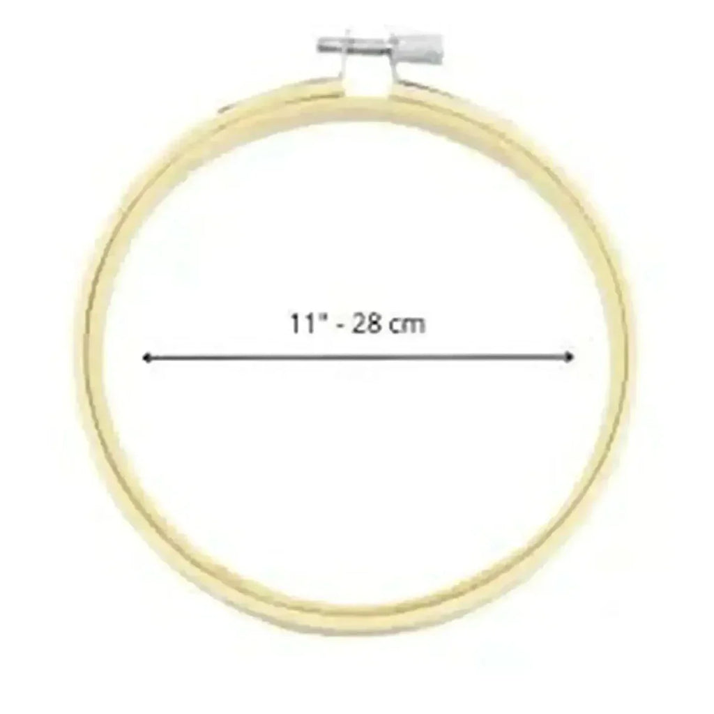 Bastidor Bambú 30cm para Bordado de Alta Calidad