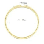 Bastidor Bambú 30cm para Bordado de Alta Calidad