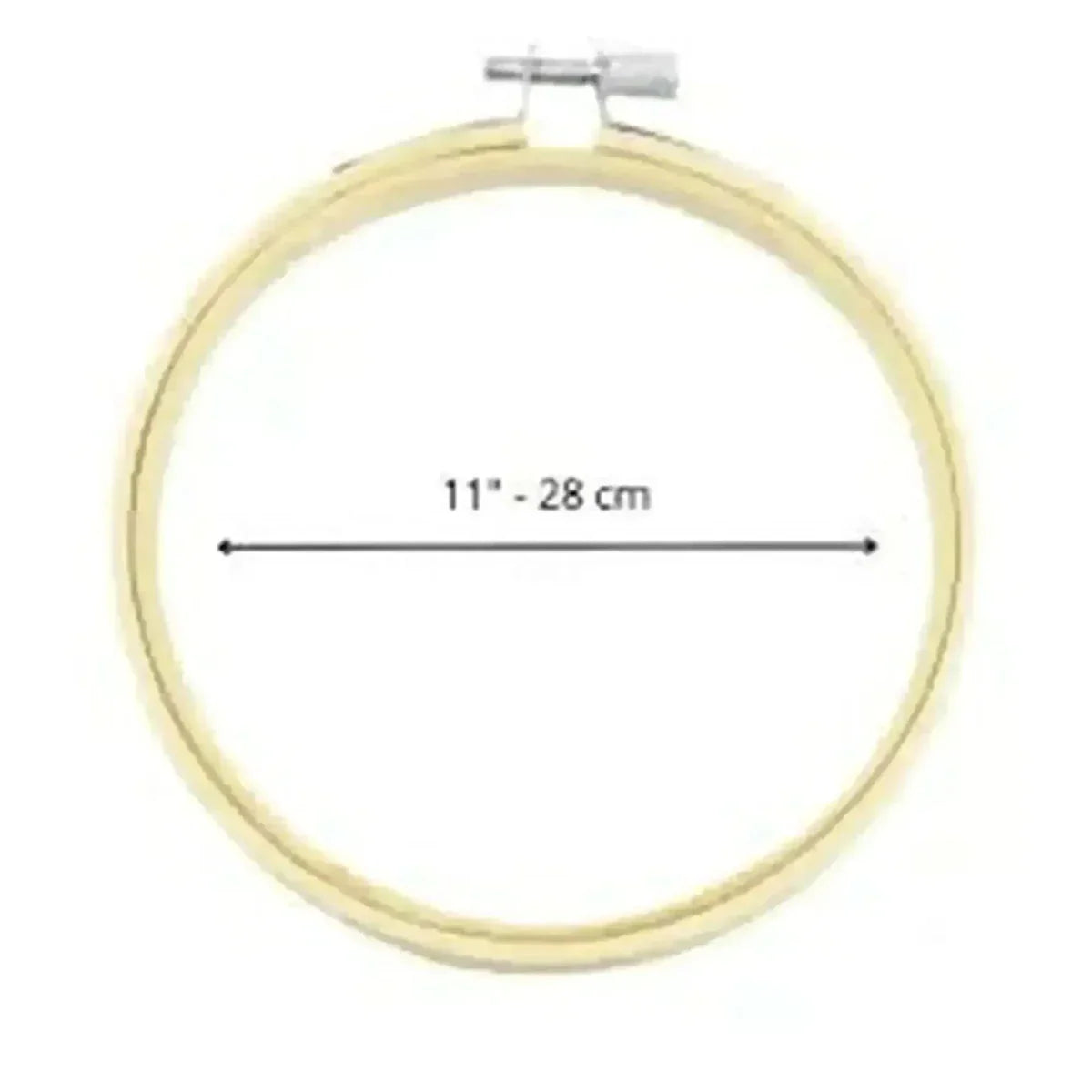 Bastidor Bambú 30cm para Bordado de Alta Calidad