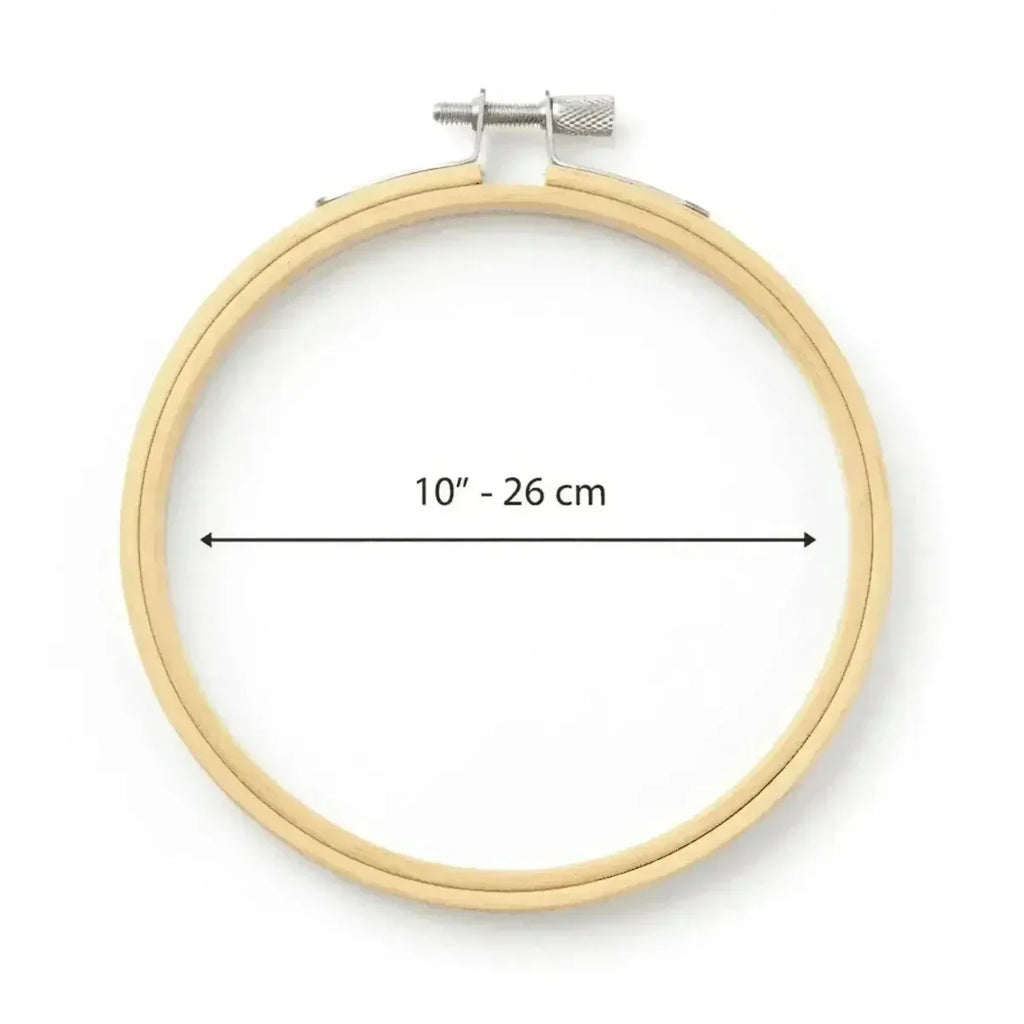 Bastidor de Bambú N°10 de 26 cm para Artes Textiles