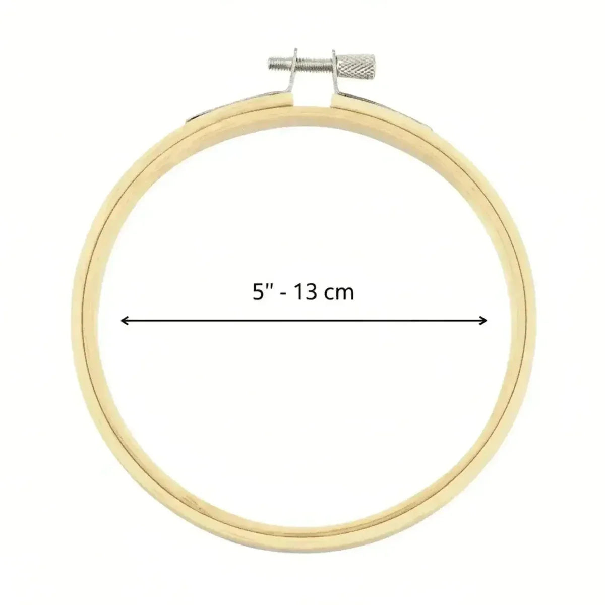 Bastidor de Bambú N°5 13cm para Bordado y Versatilidad