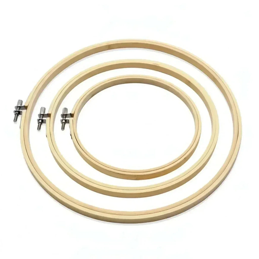 Bastidor de Bambú para Bordado 30 cm para costura — Tiendas Lupe Chile