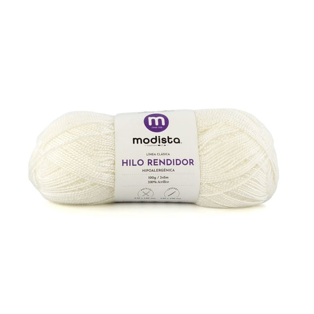 Blanco Optico Hilo Rendidor Modista 100g - Económico para Tejido y Manualidades
