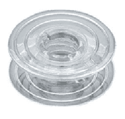 Carrete Plástico Brother SA155 transparente, compatible con máquinas de coser Brother. Durable y fácil de instalar para costuras precisas.
