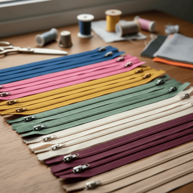 Cierres Nylon N°5 - Pack 100 Unidades (Colores Surtidos)