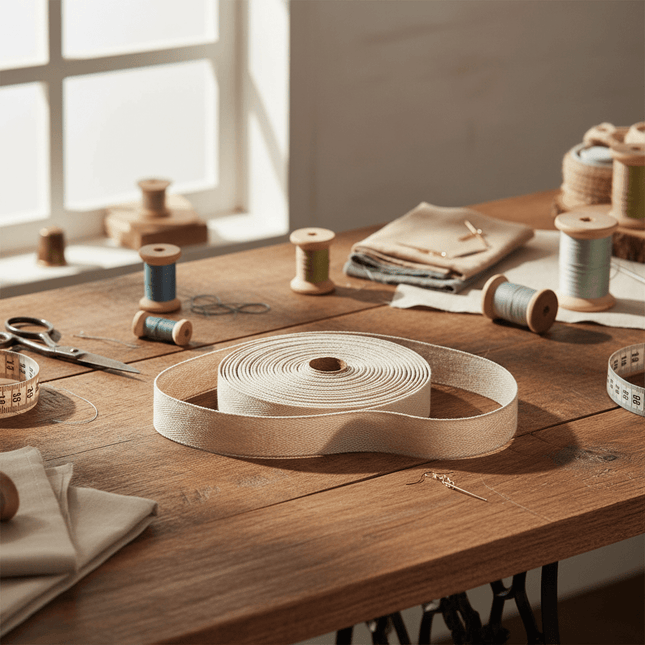 Cinta Espiga Algodón 1.5 cm para Costura y Proyectos