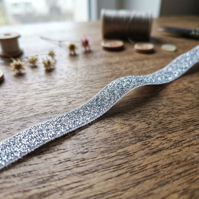 Cinta Glitter Plata Angosta Metalizada — Tiendas Lupe en Chile - Tiendas Lupe