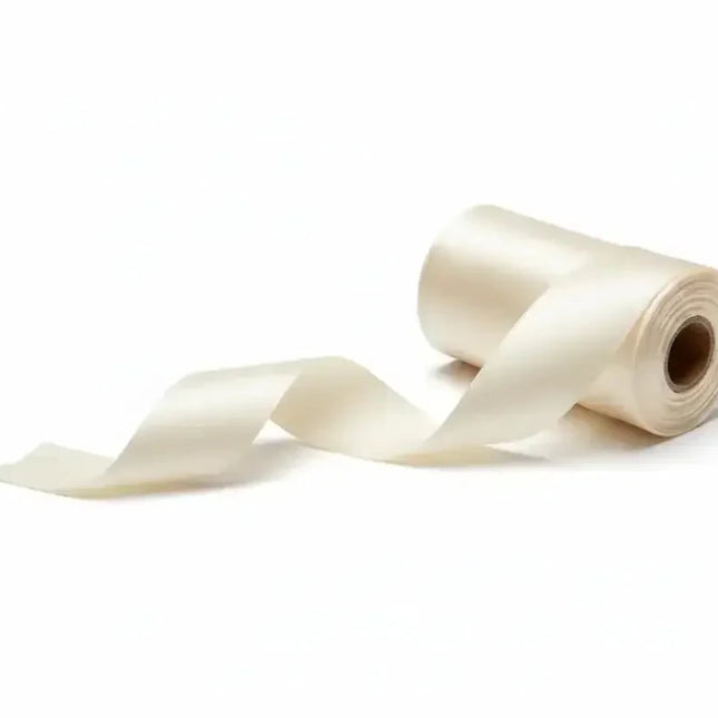 Cinta Satinada 4 cm x 50 mts Blanca - Cinta Satinada para Costura para domestica en Chile - Tiendas Lupe