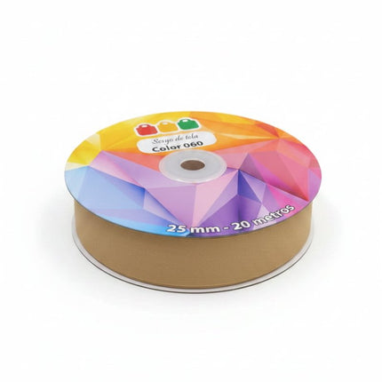 Cinta Sesgo / Bies de Algodón 2,5 cm × 25 m – 29 Colores en Chile - Tiendas Lupe