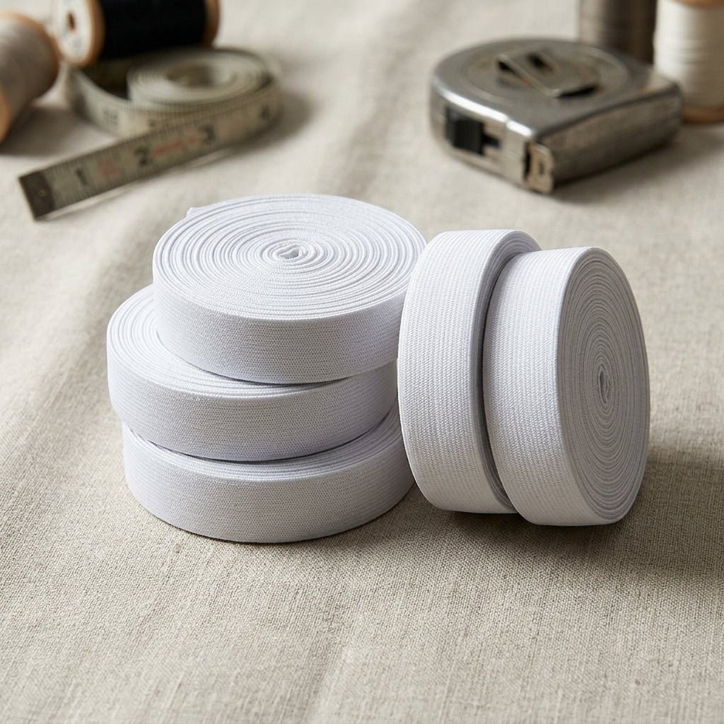 Elástico Blanco 2.5 cm — Rollo 50 m Imagen secundaria del producto