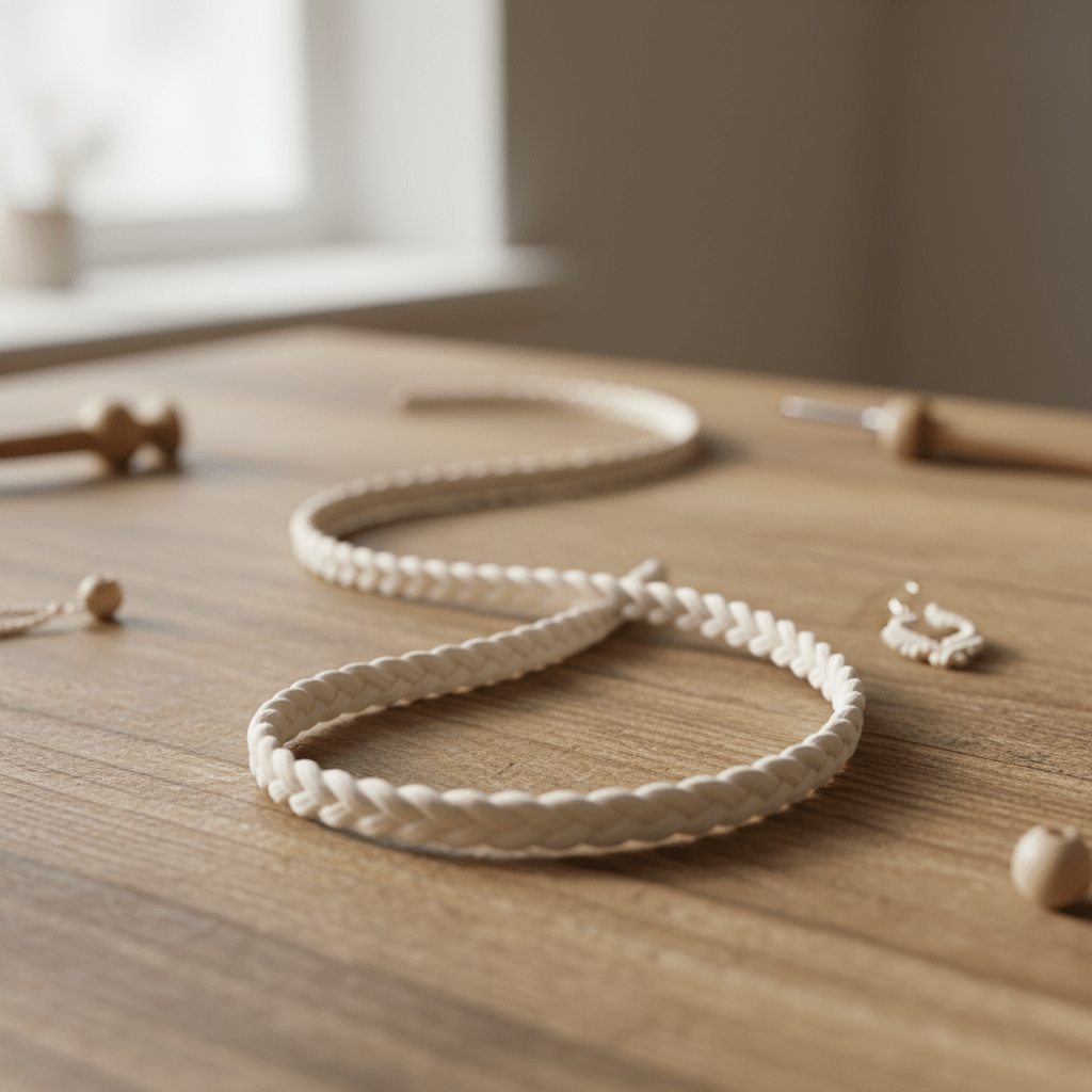 Cordón Trenzado 16 mm para macramé y manualidades — Tiendas Lupe Chile