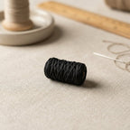 Cordón Tripolino Negro 100 m para macramé y manualidades — Tiendas Lupe Chile