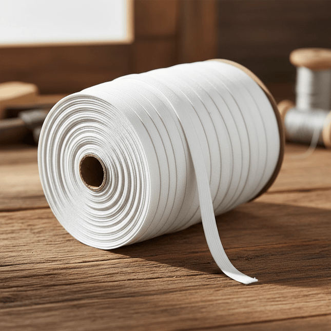 Elástico Blanco 12mm para Costura Profesional