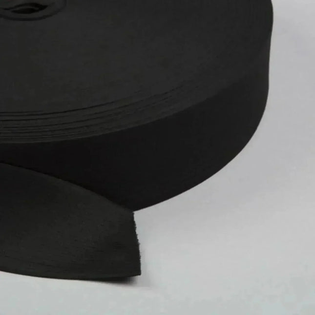 Elástico Negro para Confección 2cm x 50m - Ideal para Talleres