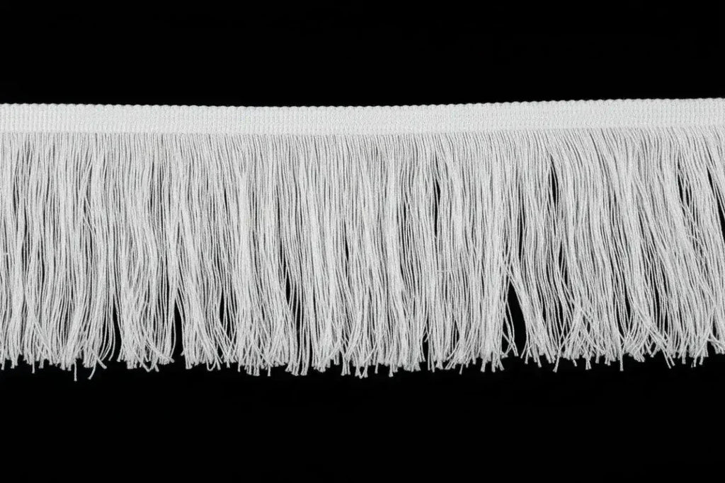 Fleco Blanco 7cm x 30 Metros - Fleco Decorativo Premium