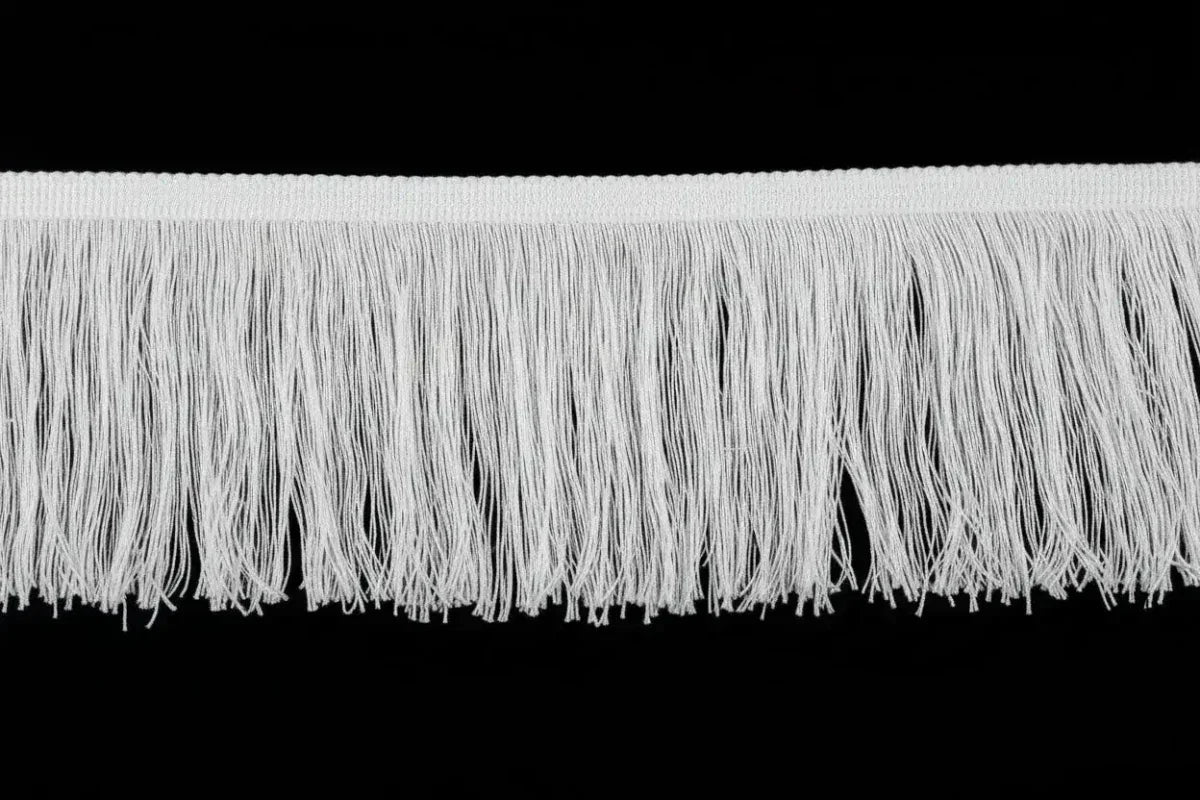 Fleco Blanco 7cm x 30 Metros - Fleco Decorativo Premium
